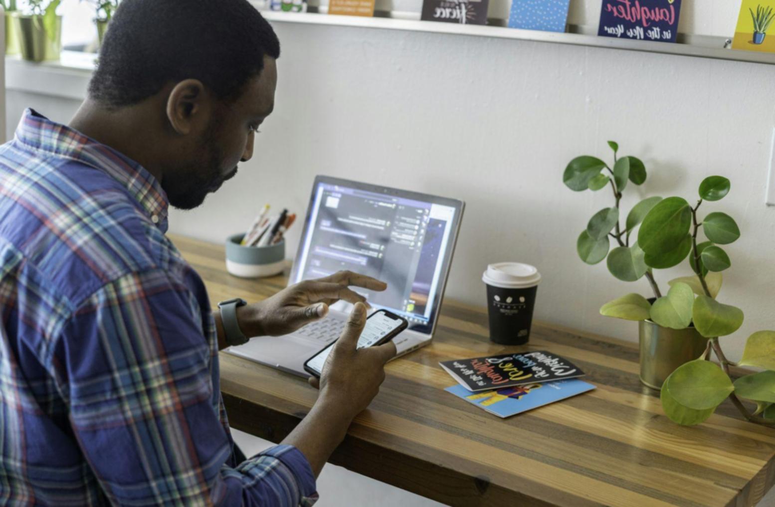 Person reviewing financial documents and budget planning