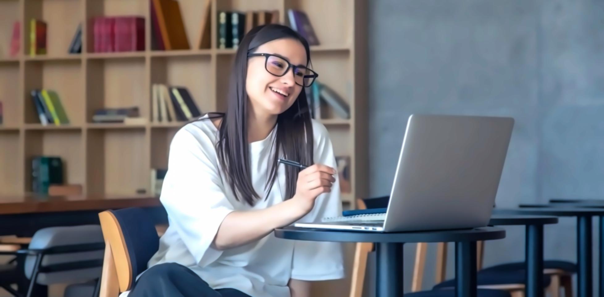 Student working on budget planning exercises